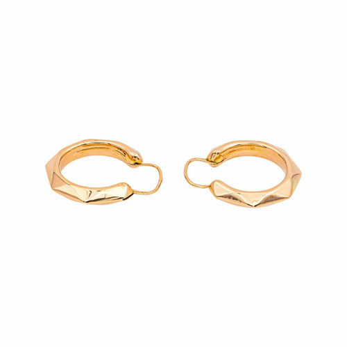 Boucles d'oreilles Boucles d'oreilles Créoles  Or rose 58 Facettes 4890738CN