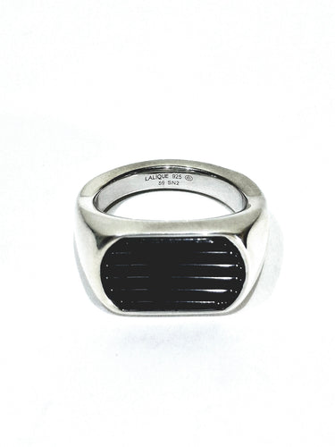 Bague 59 Lalique - Bague L'Homme Alpha 58 Facettes