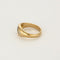 Bague 52 Bague en or jaune saphir et diamants 58 Facettes MAN1480