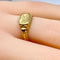 Bague 52 Chevalière en or jaune 18 carats vers 1900 58 Facettes AB664