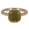 Bague 51 POMELLATO - bague Nudo or rose prasiolite 58 Facettes 4147