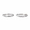 Boucles d'oreilles Boucles d'oreilles Créoles Or blanc 58 Facettes 4137676CN