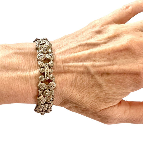 Bracelet BRACELET ART DÉCO DIAMANTS 58 Facettes Q909A (884)
