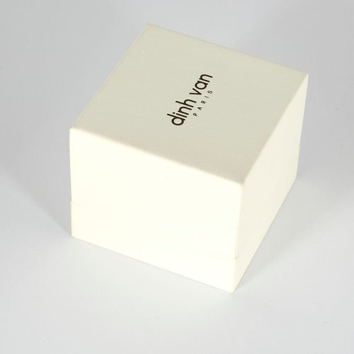 Bague 56 DINH VAN - Menottes - Bague or blanc et diamants 58 Facettes 250011