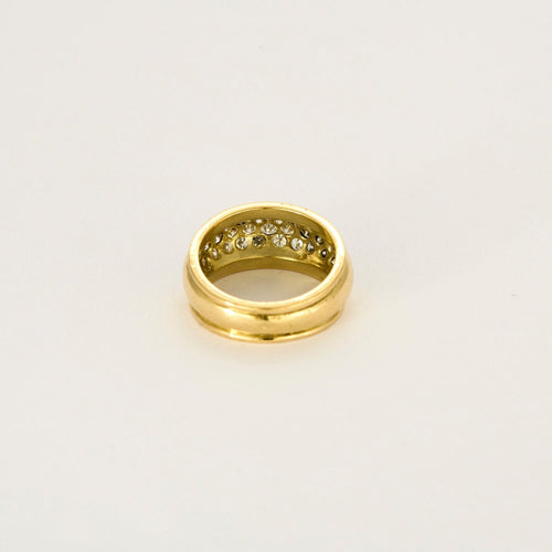 Bague 48 Bague or jaune diamants 58 Facettes LP1234/10