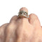 Bague BAGUE ART DÉCO, ÉPOQUE 1930-1935, OR 18 KT ET PLATINE AVEC DIAMANTS 58 Facettes Q169B