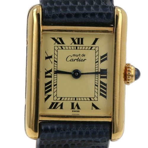 Montre Cartier Montre Tank Vermeil 58 Facettes MT41713