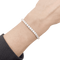 Bracelet Bracelet ligne or blanc et diamants. 58 Facettes 34486