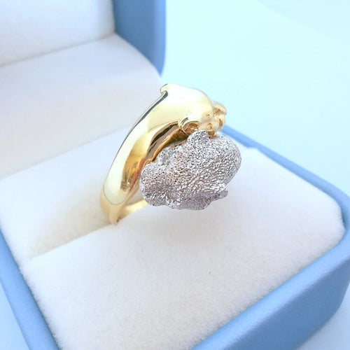 Bague 58.5 Bague féline panthères - Diamants - unisexe - Or 18 K 58 Facettes AA 1715