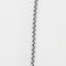 Collier CHOPARD - Collier à maille jaseron en or gris 58 Facettes