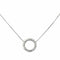 Collier Collier Pendentif Or blanc Diamant 58 Facettes 3681130CN