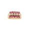 Bague or jaune, perles et rubis
