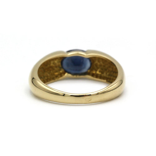 Bague 54 Bague - Or jaune & Saphir 58 Facettes 250214R