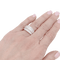 Bague 50 Bague Cartier "Barrette" or blanc, diamants. 58 Facettes 34140