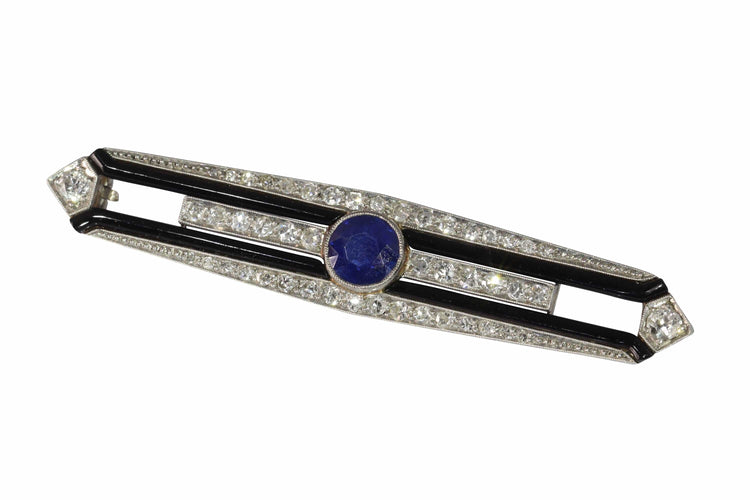 Broche Art déco des années 1920 : un aperçu du glamour des années folles