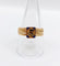 Bague 61.5 Bague semainier victorienne fleur en or rose 18k et émail bleu 58 Facettes A06639