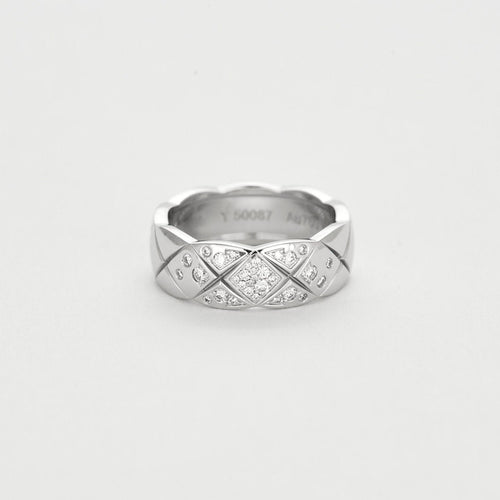 Bague 50 CHANEL - Bague Coco Crush or blanc diamants 58 Facettes 113