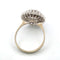 Bague 56 Anello - Anello en or blanc 18k et diamants 58 Facettes