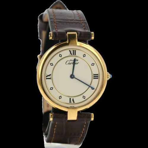 Montre Cartier Montre Must De Cartier Vermeil 58 Facettes MT44854