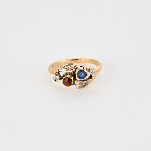 Bague 46 Bague Ancienne 58 Facettes LP1170