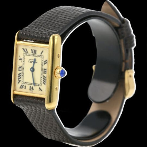 Montre Cartier Montre Tank Vermeil 58 Facettes MT43487