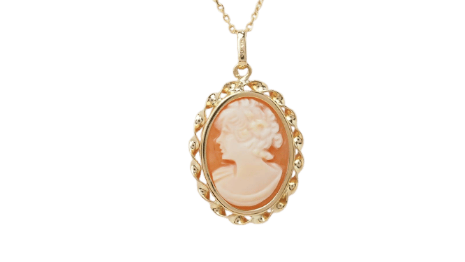 Pendentif Pendentif en or jaune et camée 58 Facettes 32919