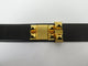 Collier vintage ceinture HERMES medor collier de chien en cuir box noir t76 58 Facettes 265992