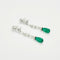 Boucles d'oreilles Boucles d'oreilles vintage pendantes diamants et émeraudes gouttes 58 Facettes 3689