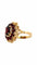Bague 56 Bague marguerite or jaune grenats 58 Facettes