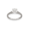 Bague 55 Solitaire Or Gris 18K – Diamant 1,22 ct E-VVS1 – Certificat IGI 58 Facettes FB10293