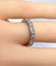 Bague 49 Alliance en platine sertie de 19 diamants 58 Facettes AB589