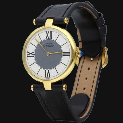 Montre Cartier Montre Must De Cartier Vermeil 58 Facettes MT43215