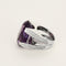 Bague en Or blanc Améthyste et diamants