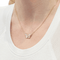 Collier Collier pendentif papillon en or rose, nacre et diamants 58 Facettes 34390