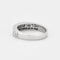 Bague 54 Bague jonc en or gris sertie de diamants 58 Facettes 127205055527