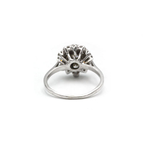 Bague Dôme - Or blanc & Diamants