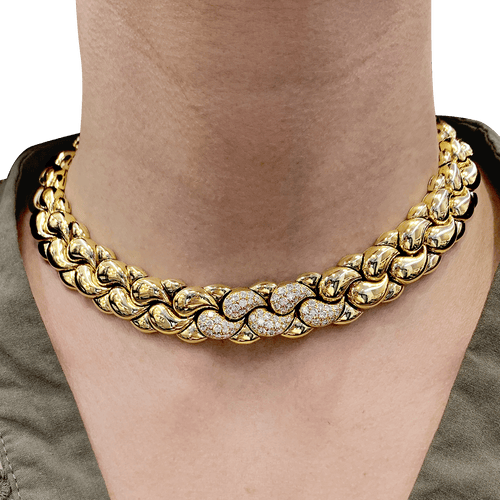 Collier Collier-Sautoir CHOPARD CASMIR, or et diamants. 58 Facettes 34462
