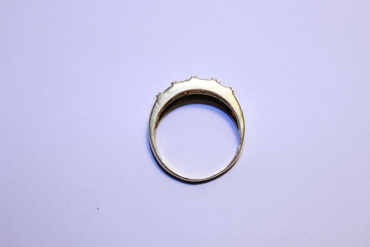Bague 55 Bague Or jaune Diamants 58 Facettes