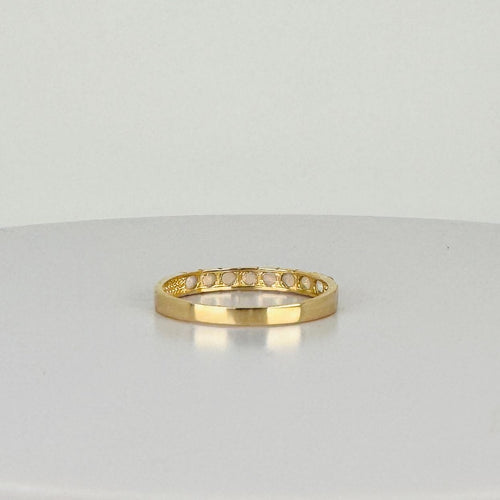 Bague Bague opales facettées en or jaune 14k 58 Facettes 2511009