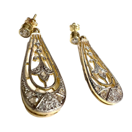 Boucles d'oreilles BOUCLES D'OREILLES ART DÉCO DE LA PÉRIODE 1930-35 58 Facettes A2514 (651)