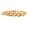 Bracelet Bracelet jonc motif serpent en or jaune et rubis 58 Facettes ROD3486