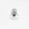 Bague 58 Bague or gris diamants et saphirs 58 Facettes 230488