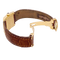 Montre Montre Cartier, "Tank Française", or jaune, cuir. 58 Facettes 34541