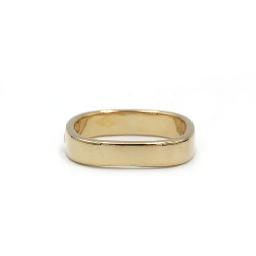 Bague 53 Alliance La Carrée Or jaune - DINH VAN 58 Facettes 250046SP