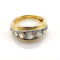 Bague Bague or platine diamants 58 Facettes