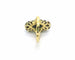 Bague Bague en or blanc et argent ornée de saphirs, de diamants et d'une perle 58 Facettes 6491
