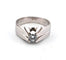 Bague 62 bague en or blanc massif et diamants 58 Facettes