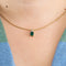 Pendentif Pendentif or jaune et gris, diamants et émeraude 58 Facettes 250252