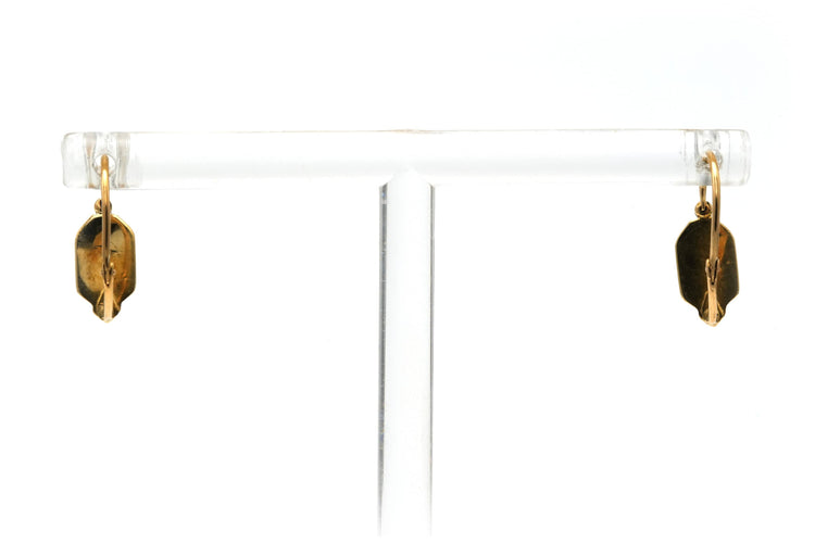 Boucles d'oreilles Boucles d'oreilles Art Déco en or jaune et blanc 18k et perles 58 Facettes 23419