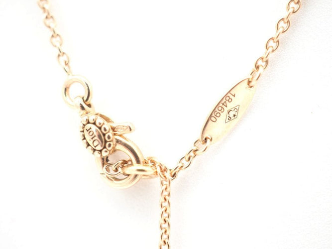 Collier DIOR - Collier Mimirose Or rose Rubis 58 Facettes